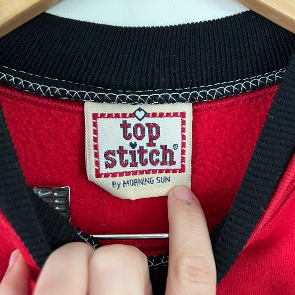 Vintage 90s Bedazzled Grandma Sweater - Picture 4 of 4